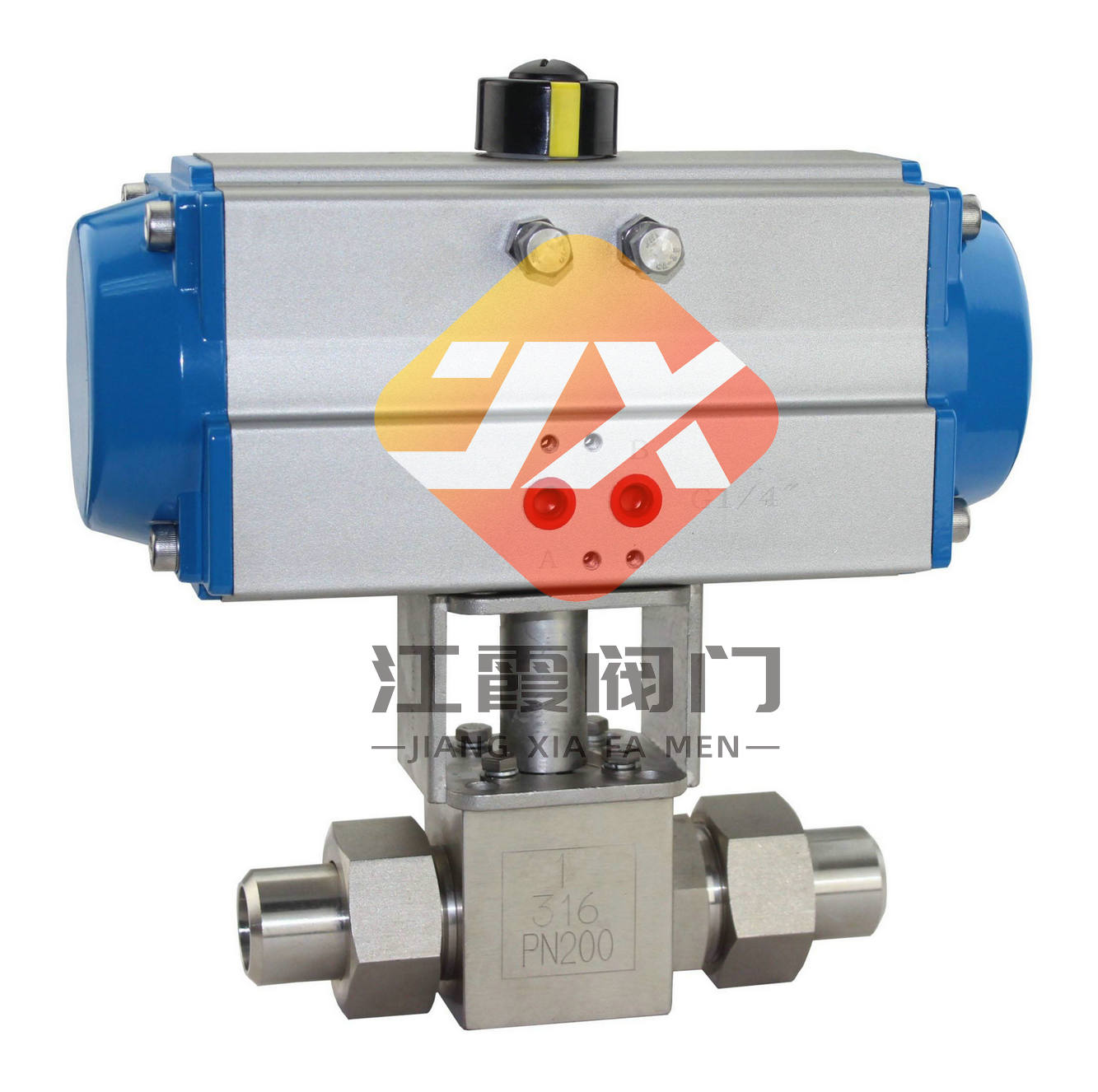 氣動(dòng)高壓對(duì)焊球閥 氣動(dòng)高壓對(duì)焊球閥